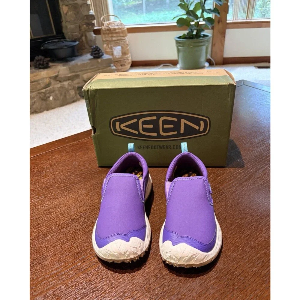 Keen Speed Hound Girls Size 2 Tillandsia Purple Hiking Slip On Shoes NIB